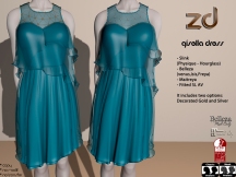 ZD Gisella Dress Steelblue